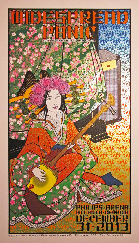 by Chuck Sperry titled Chuck Sperry - "Widespread Panic, “Japanese Courtesan" AP