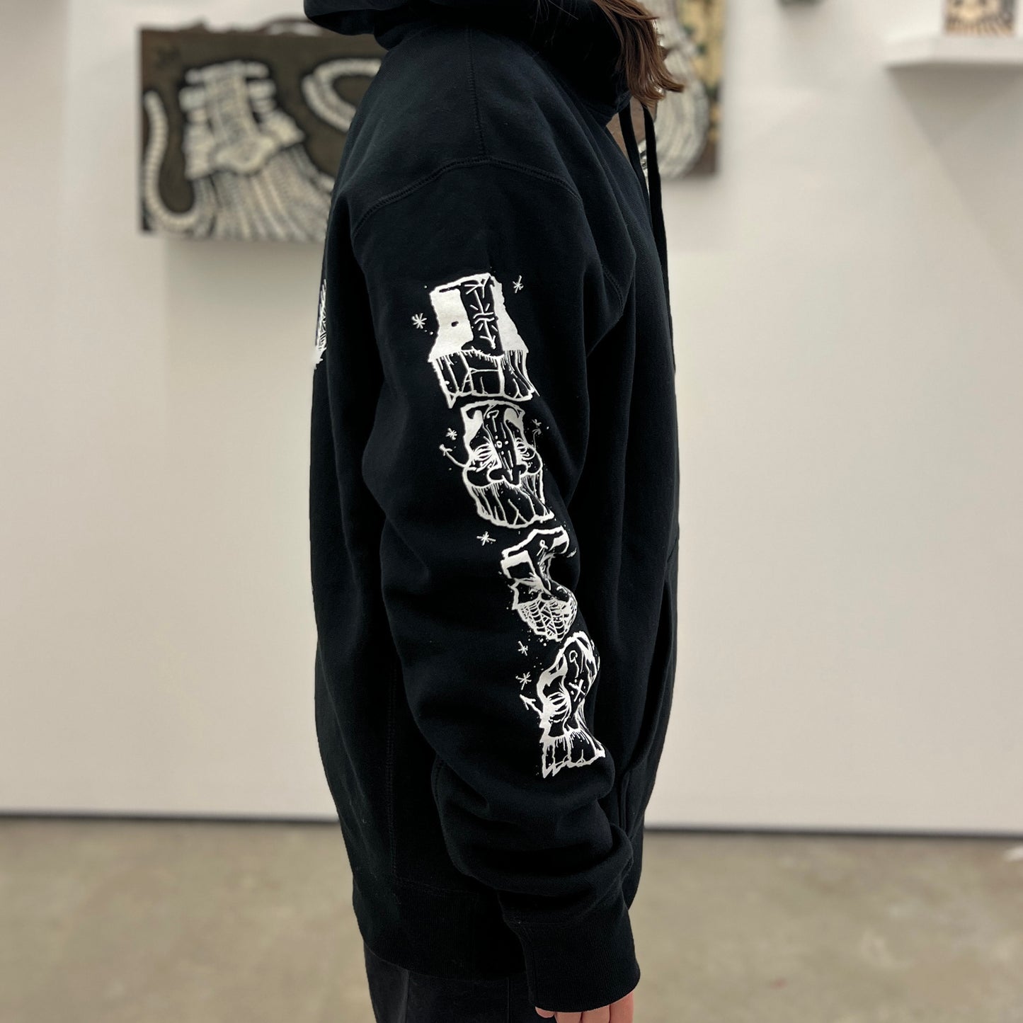  by GATS titled GATS - "Arachnophile" Hooded Sweatshirt in Black