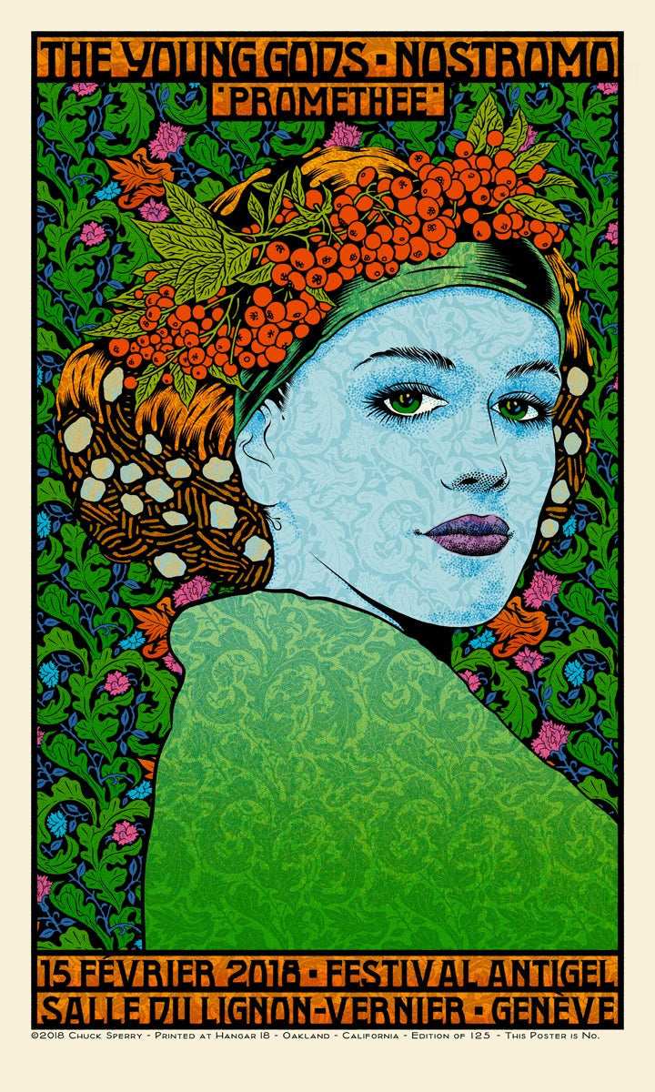 by Chuck Sperry titled Chuck Sperry - "The Young Gods “Sphinx" Print