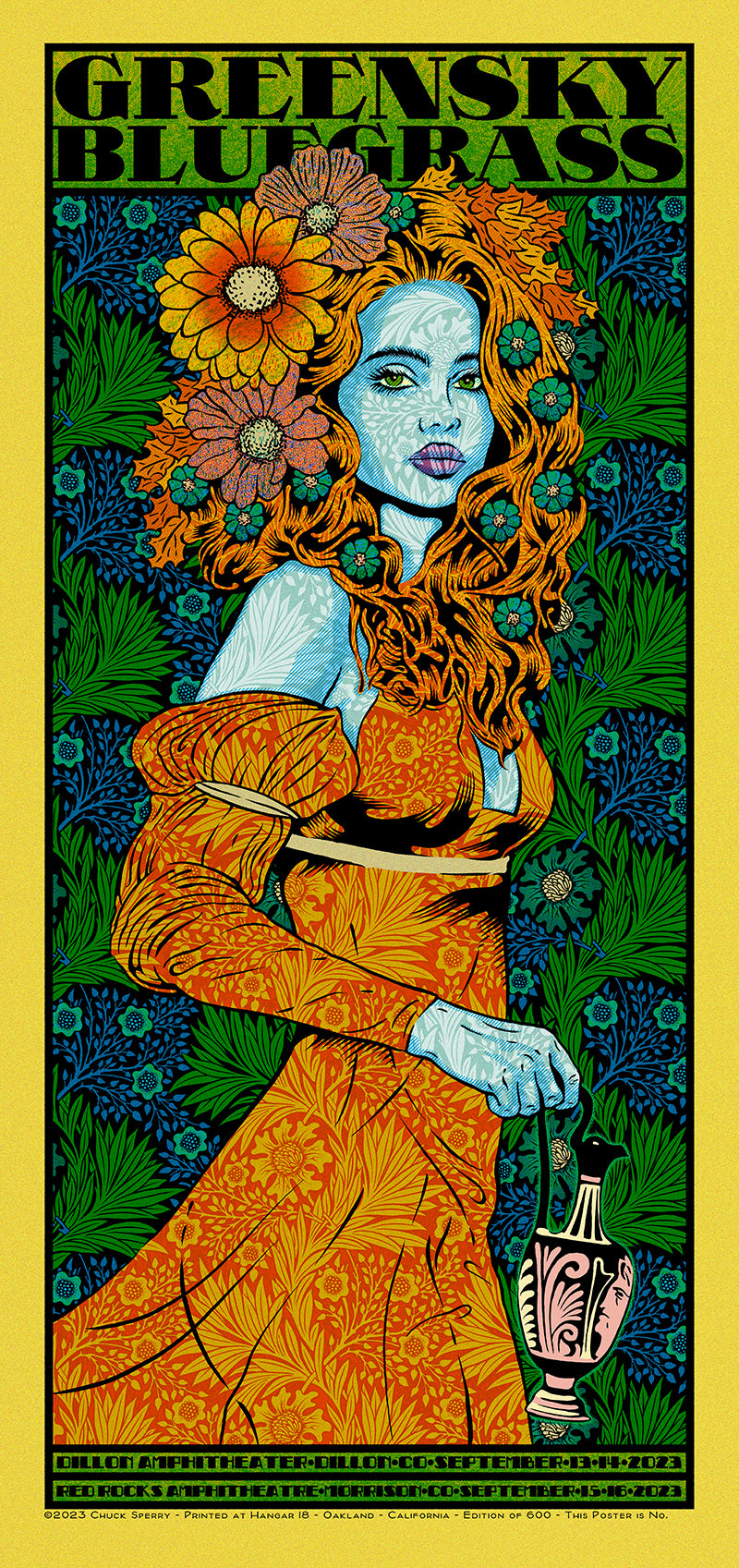  by Chuck Sperry titled Chuck Sperry - "Greensky Bluegrass “Mystic" Gold AP