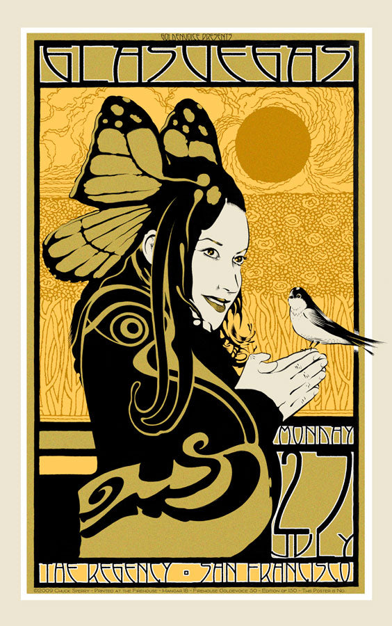 by Chuck Sperry titled Chuck Sperry - "Glasvegas" Print