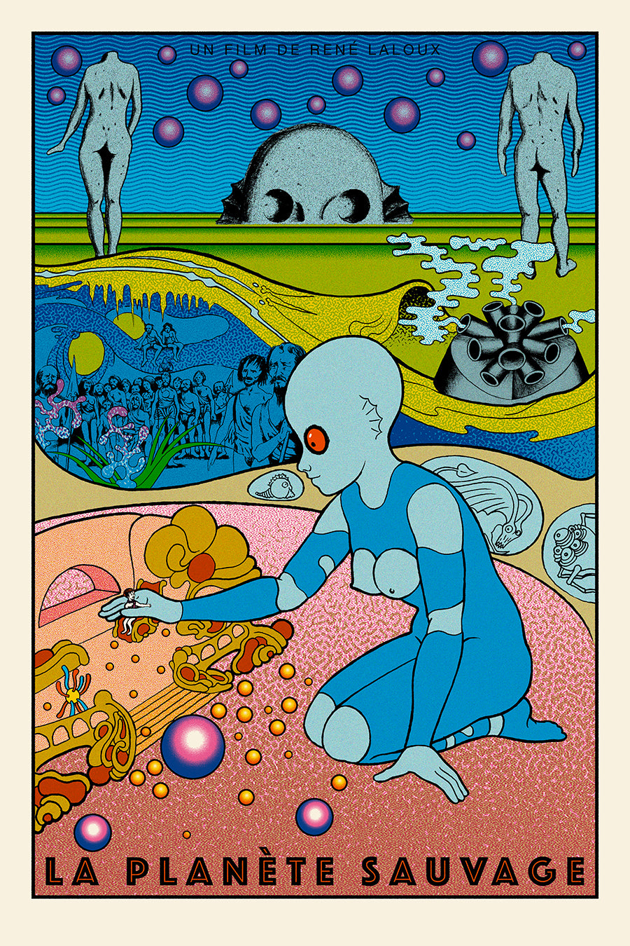 by Chuck Sperry titled Chuck Sperry - "Fantastic Planet" Print