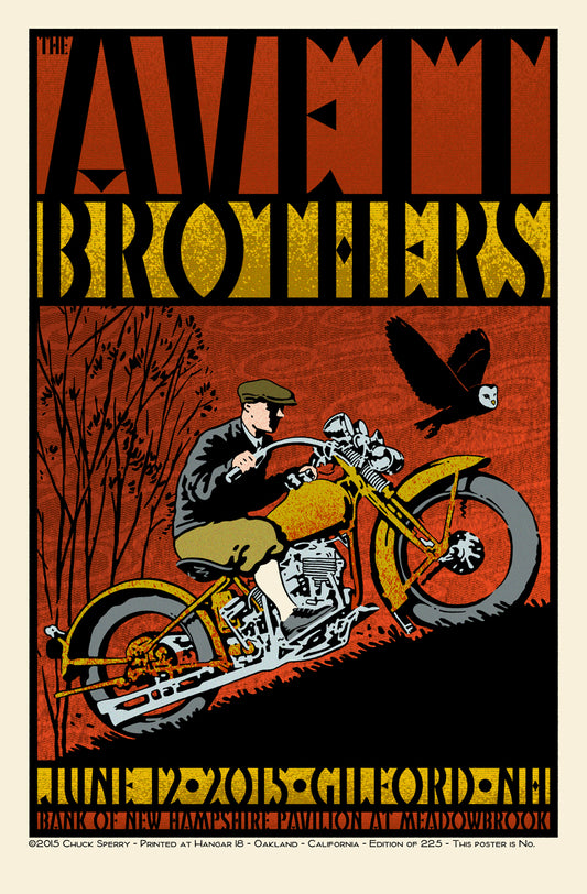  by Chuck Sperry titled Chuck Sperry - "Avett Brothers - Gilford"