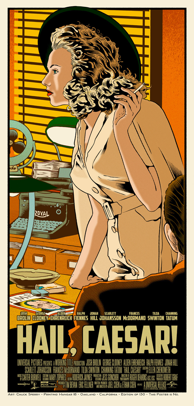 by Chuck Sperry titled Chuck Sperry - "Hail, Caesar!" Print