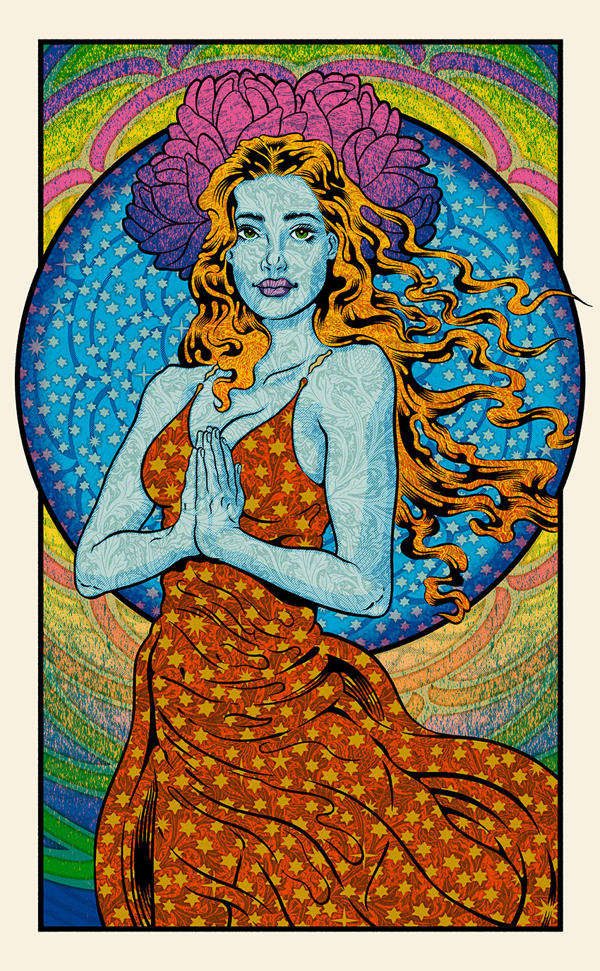 by Chuck Sperry titled Chuck Sperry - "Venus" Wood Panel Print