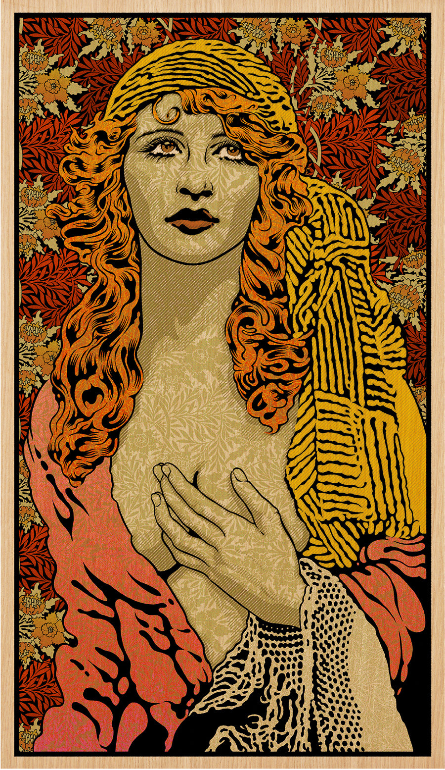 by Chuck Sperry titled Chuck Sperry - "Magdalena" Wood Panel Print