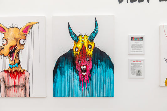 Original Artwork by Alex Pardee titled Alex Pardee - "Pure Hell"