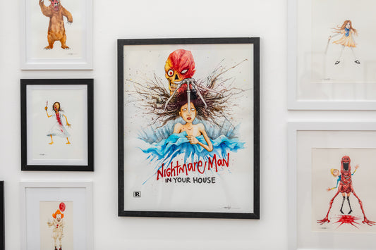 Original Artwork by Alex Pardee titled Alex Pardee - "Nightmare Man"