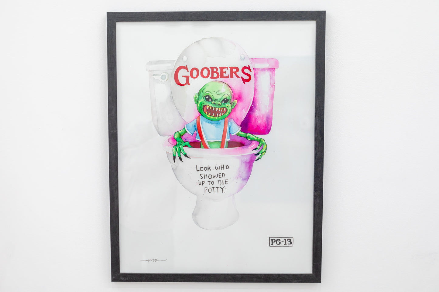 Original Artwork by Alex Pardee titled Alex Pardee - "GOOBERS"