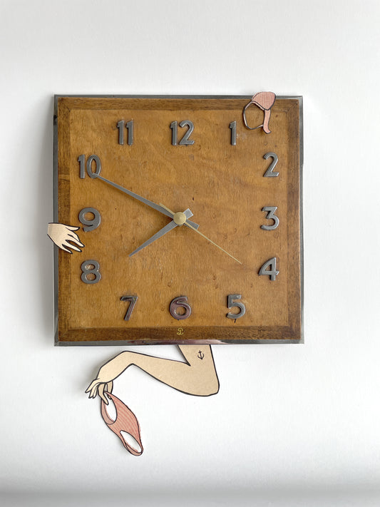 Original Artwork by Petites Luxures titled Petites Luxures - "Striptease o'Clock"