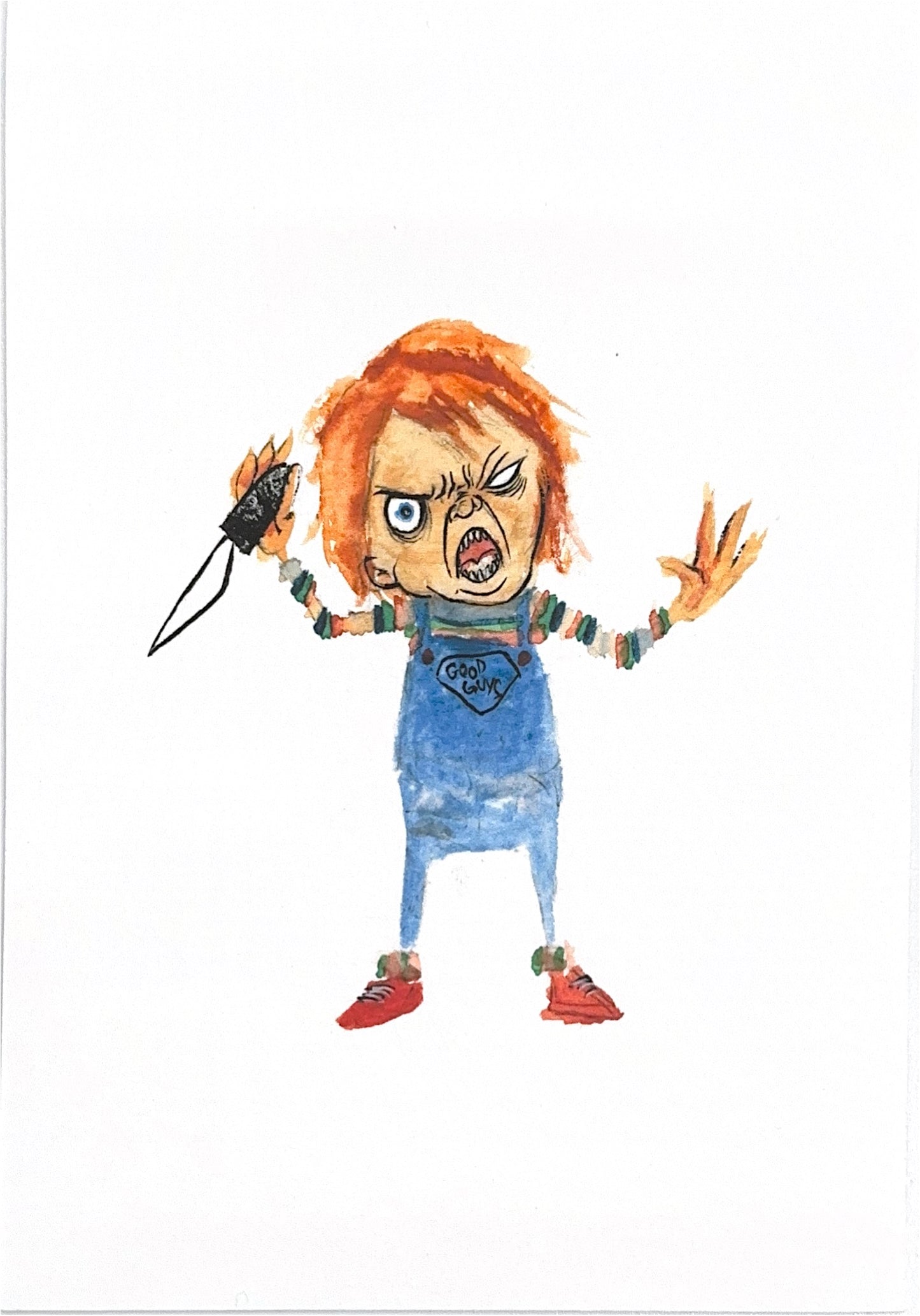 Print by Alex Pardee titled Alex Pardee - "Chucky" Print