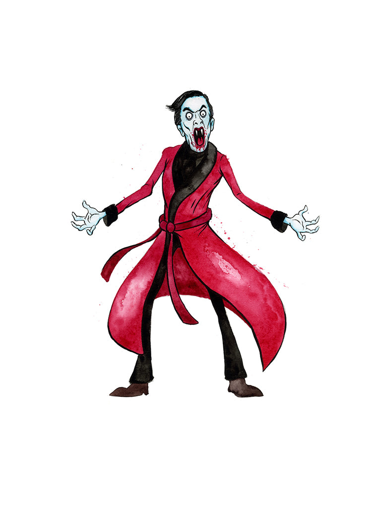 Original Artwork by Alex Pardee titled Alex Pardee - "Count Dracula (Renfield)"