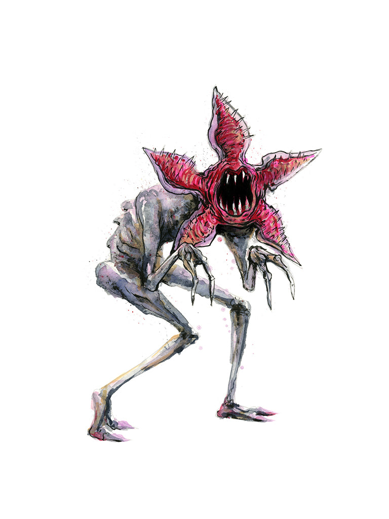 Original Artwork by Alex Pardee titled Alex Pardee - "Demogorgon (Stranger Things)"