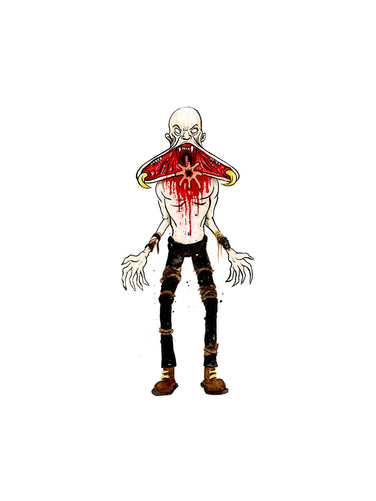 Original Artwork by Alex Pardee titled Alex Pardee - "Eli (Blade 2)"