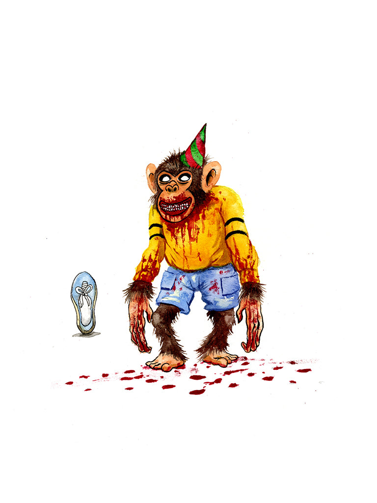 Original Artwork by Alex Pardee titled Alex Pardee - "Gordy (Nope)"