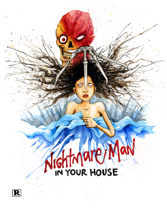 Original Artwork by Alex Pardee titled Alex Pardee - "Nightmare Man"