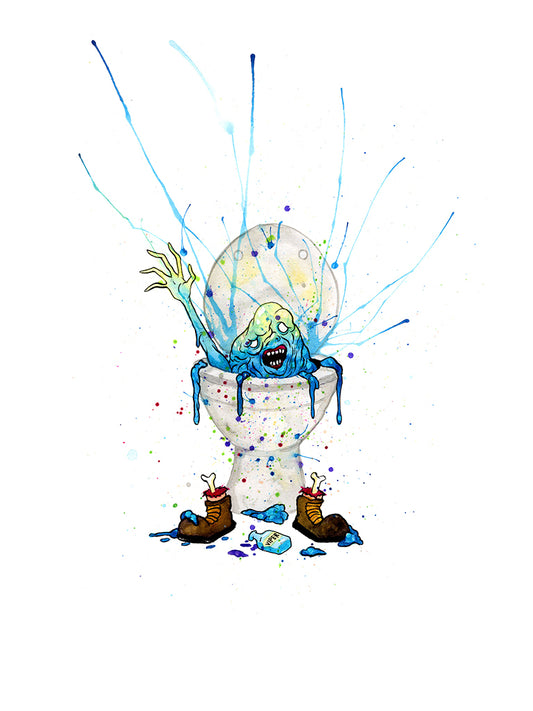 Original Artwork by Alex Pardee titled Alex Pardee - "Paulie (Street Trash)"