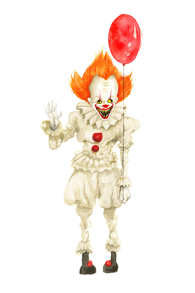 Original Artwork by Alex Pardee titled Alex Pardee - "Pennywise (IT)"