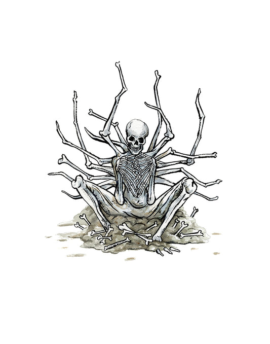 Original Artwork by Alex Pardee titled Alex Pardee - "The Ancient (Empty Man)"