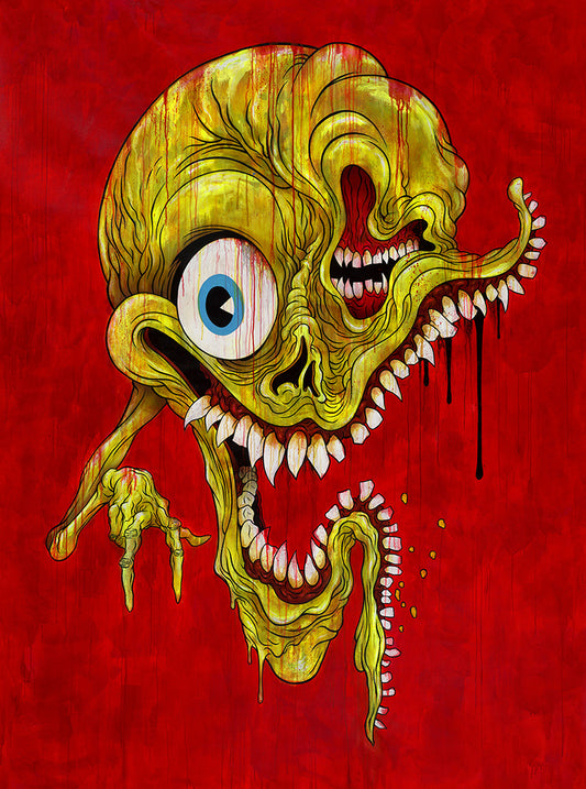 Original Artwork by Alex Pardee titled Alex Pardee - "Zippy"