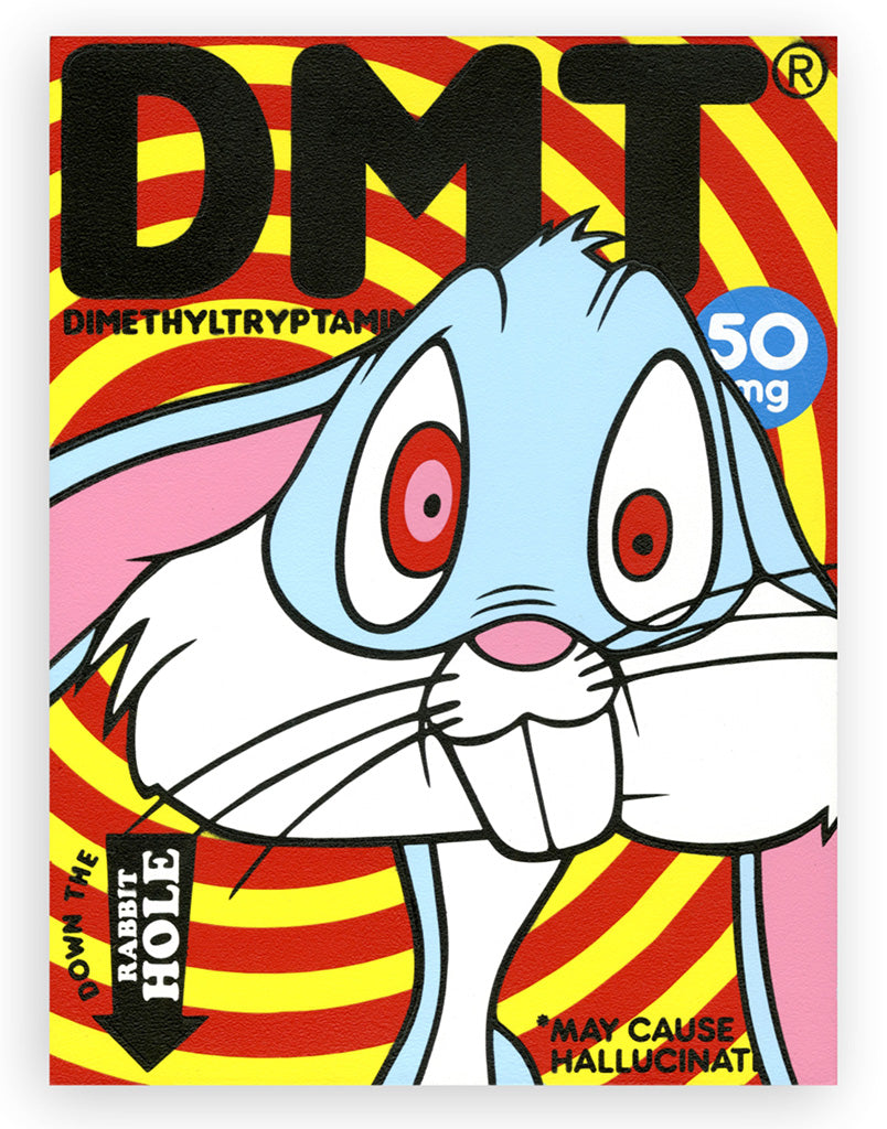 Print by Ben Frost titled Ben Frost - "Bugs on DMT"