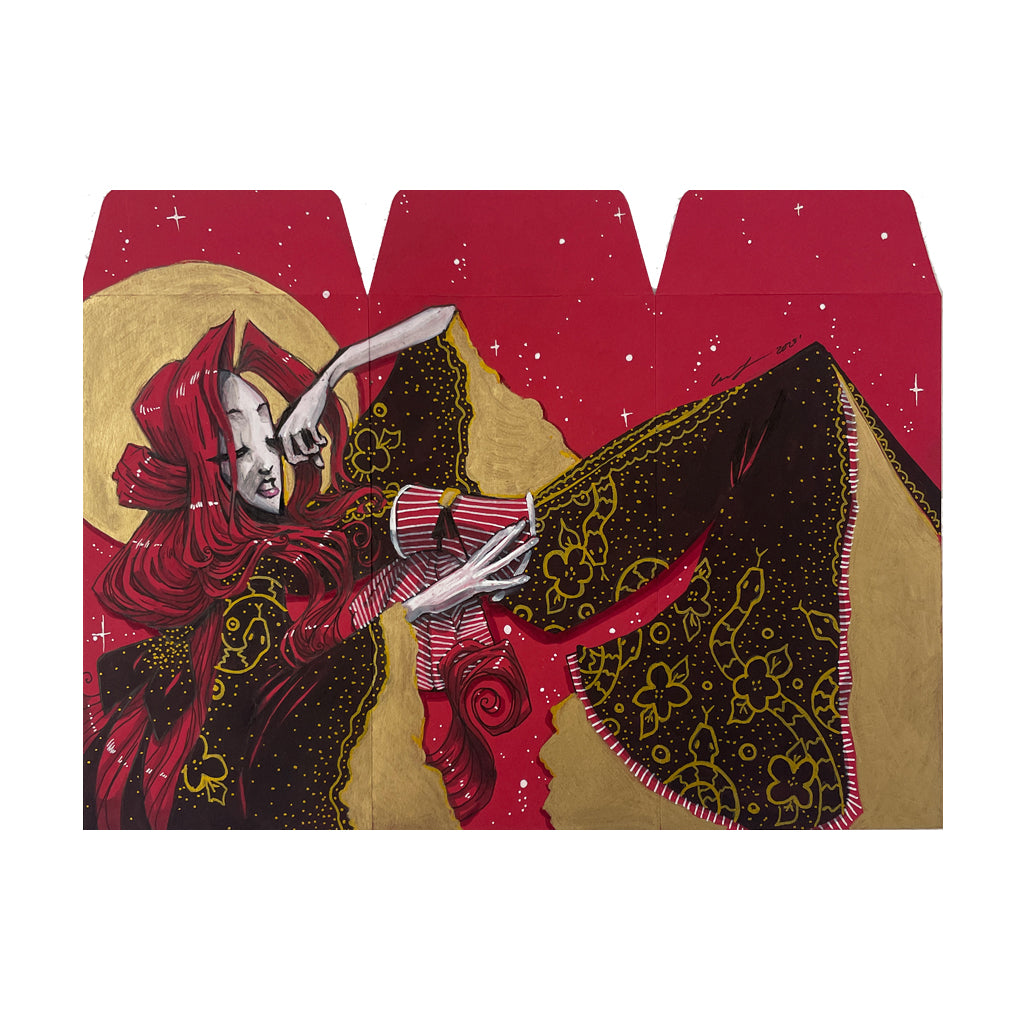 Original Artwork by Chandra Free titled Chandra Free - "a l o n e"