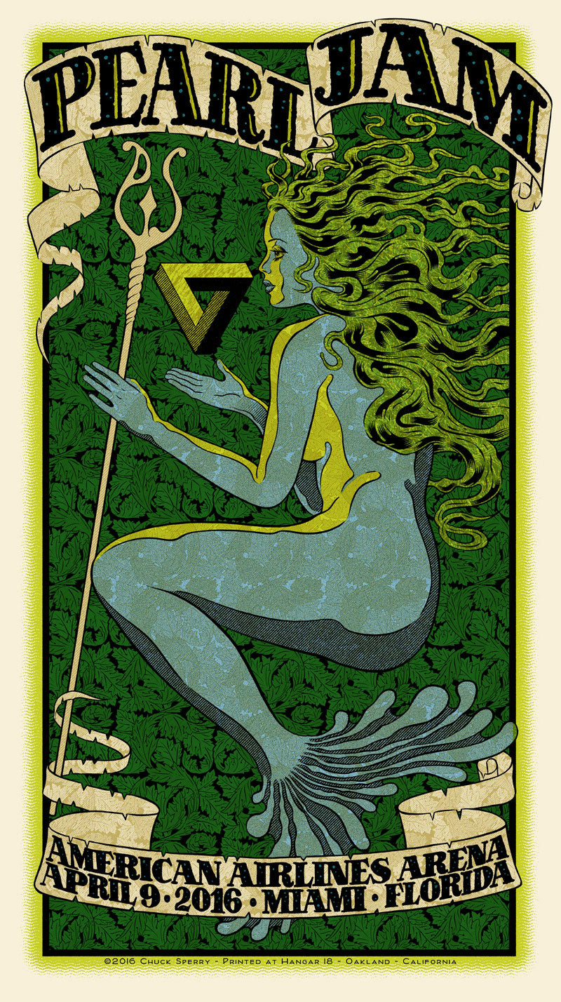 by Chuck Sperry titled Chuck Sperry - "Pearl Jam - Miami"