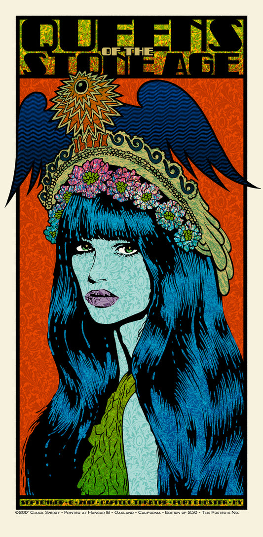  by Chuck Sperry titled Chuck Sperry - "Queens of the Stone Age - NY"