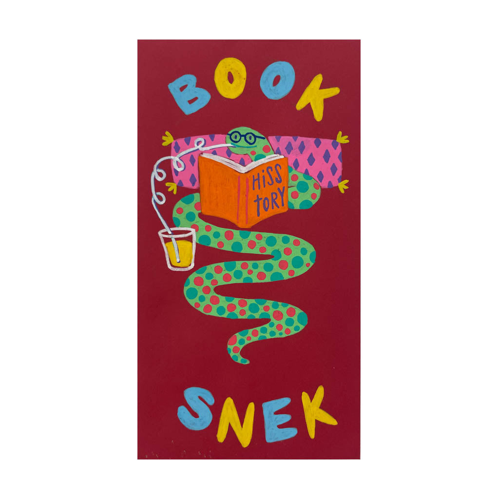 Original Artwork by Deepti Sunder titled Deepti Sunder - "Book Snek"