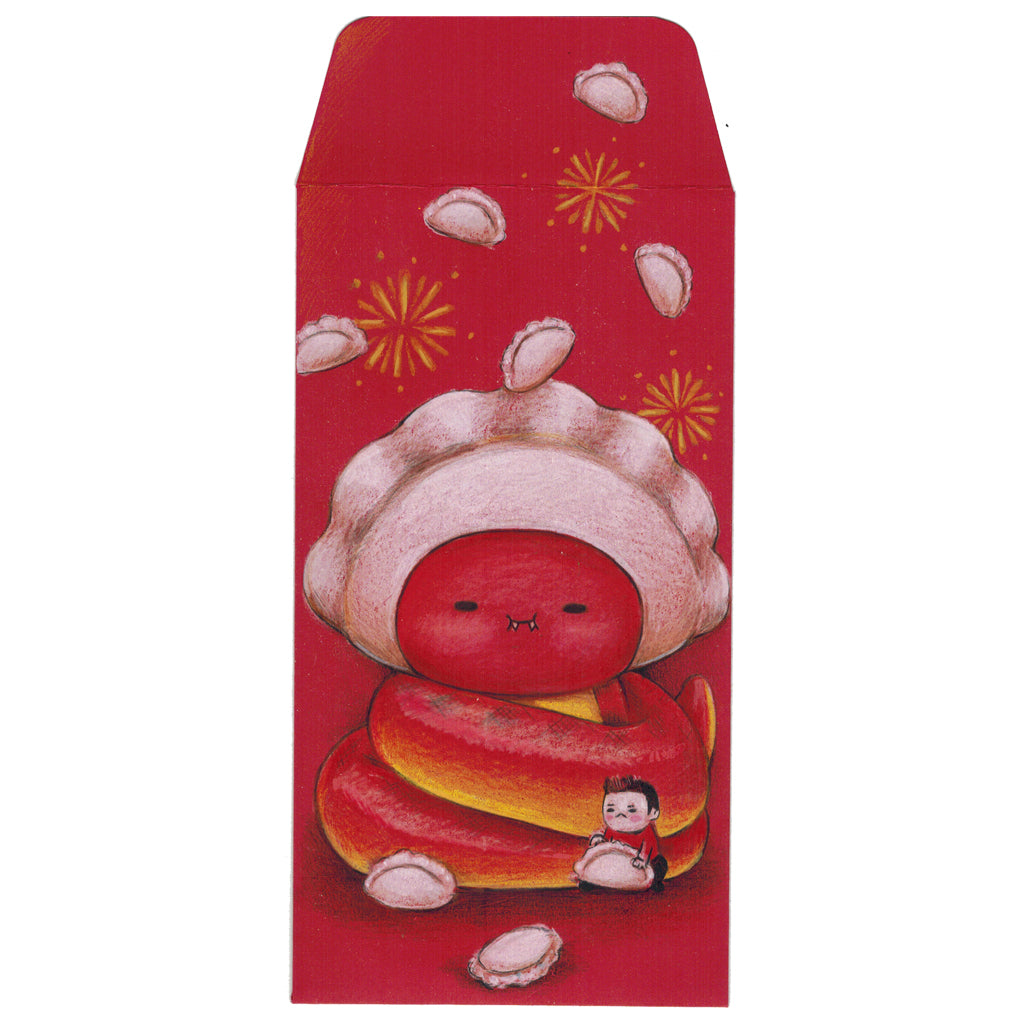 Original Artwork by Diana Vuong titled Diana Vuong - "Snake in Dumpling"