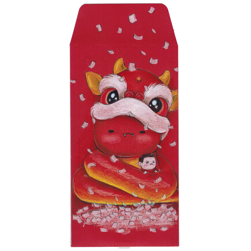 Original Artwork by Diana Vuong titled Diana Vuong - "Snake as Dragon"