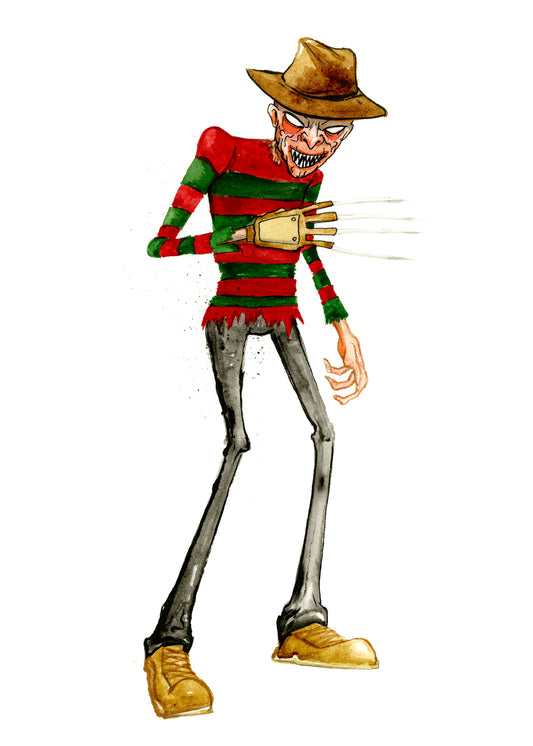 by Alex Pardee titled Alex Pardee - "Freddy" Print