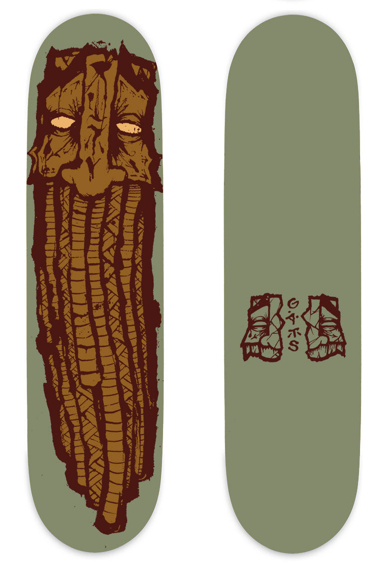 by GATS titled GATS - "Rude Boy" Skateboard Deck
