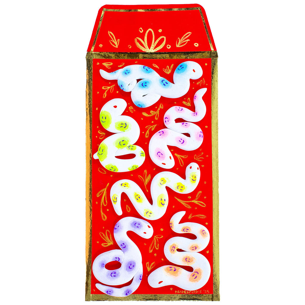 Original Artwork by Headexplodie titled Headexplodie - "Little Snakes"