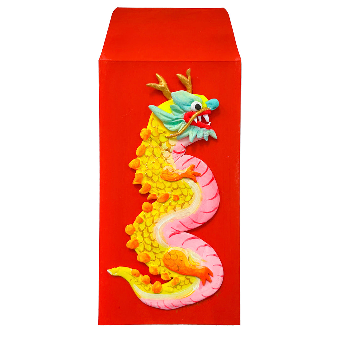 Original Artwork by Headexplodie titled Headexplodie - "Golden Dragon"