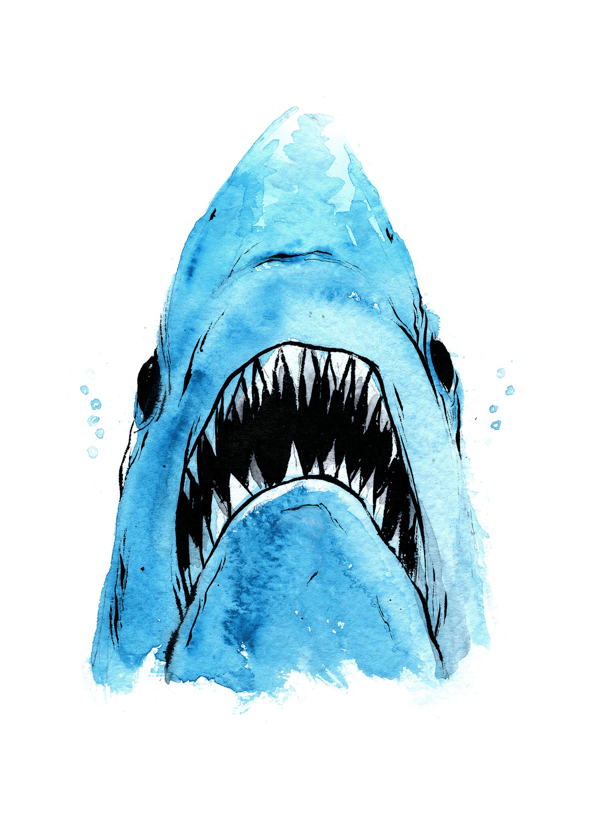 by Alex Pardee titled Alex Pardee - "JAWS" Print