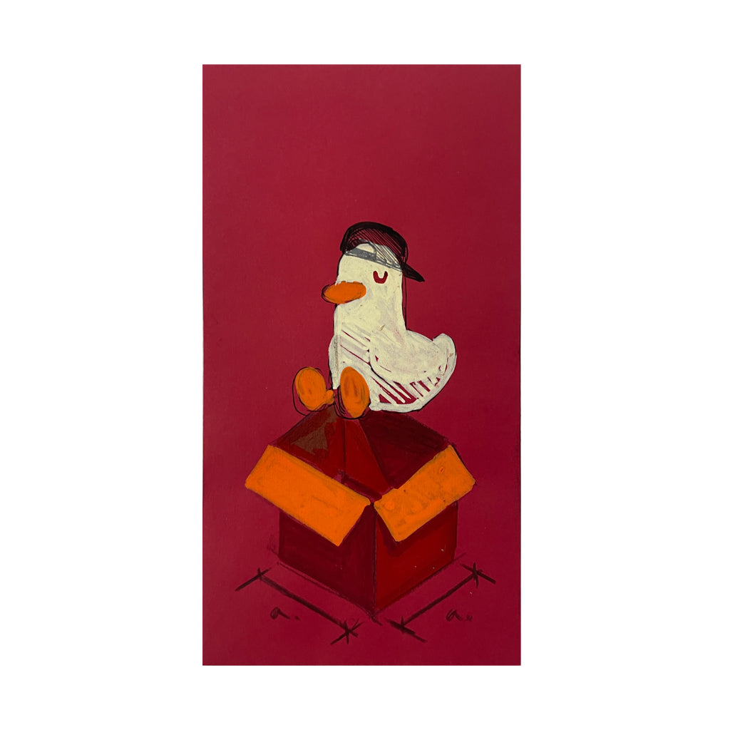 Original Artwork by Jared Gochuico titled Jared Gochuico - "sk8r duck"