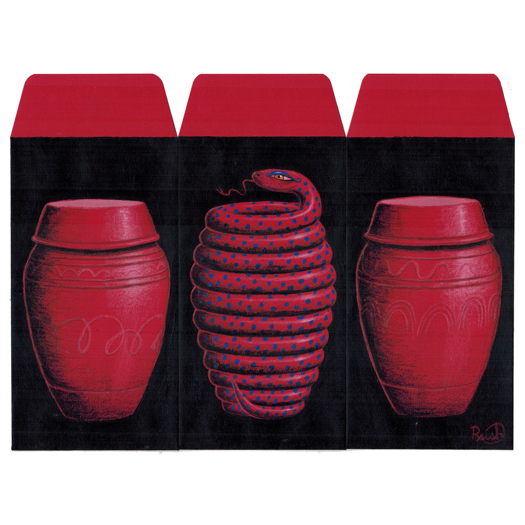 Original Artwork by Jason Raish titled Jason Raish - "Snake Onggi"