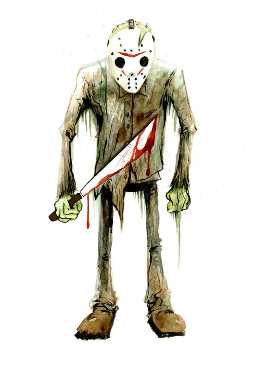 by Alex Pardee titled Alex Pardee - "Jason" Print