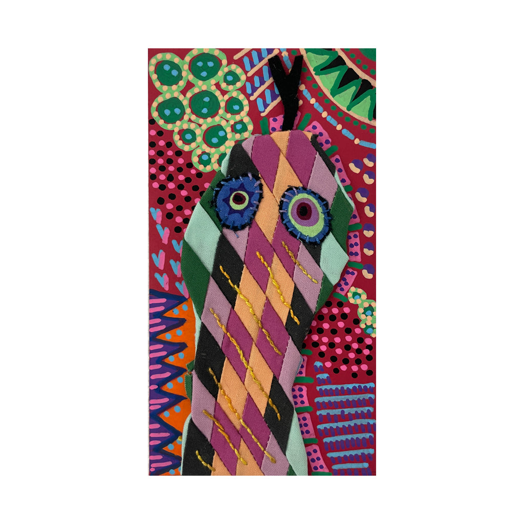 Original Artwork by Katie O'Brien titled Katie O'Brien - "Snake Shedding 1"