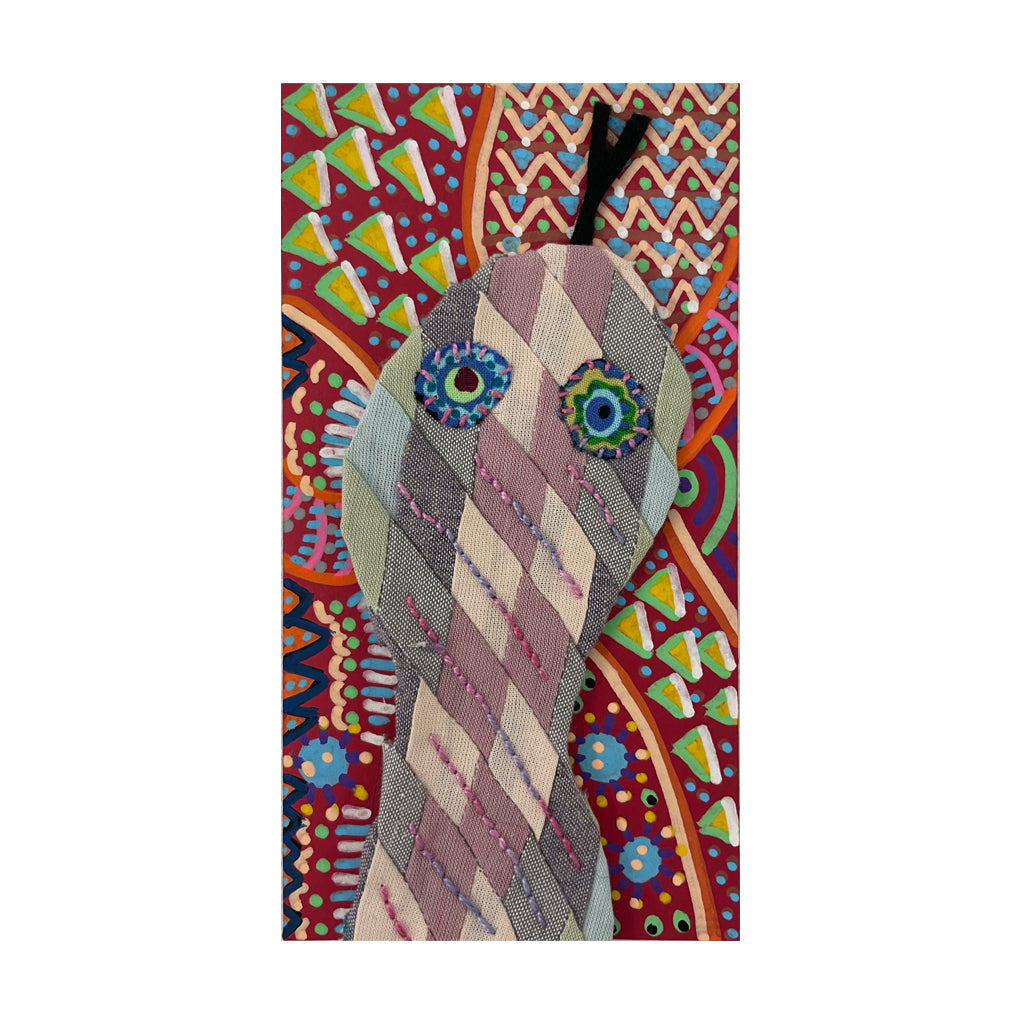 Original Artwork by Katie O'Brien titled Katie O'Brien - "Snake Shedding 3"