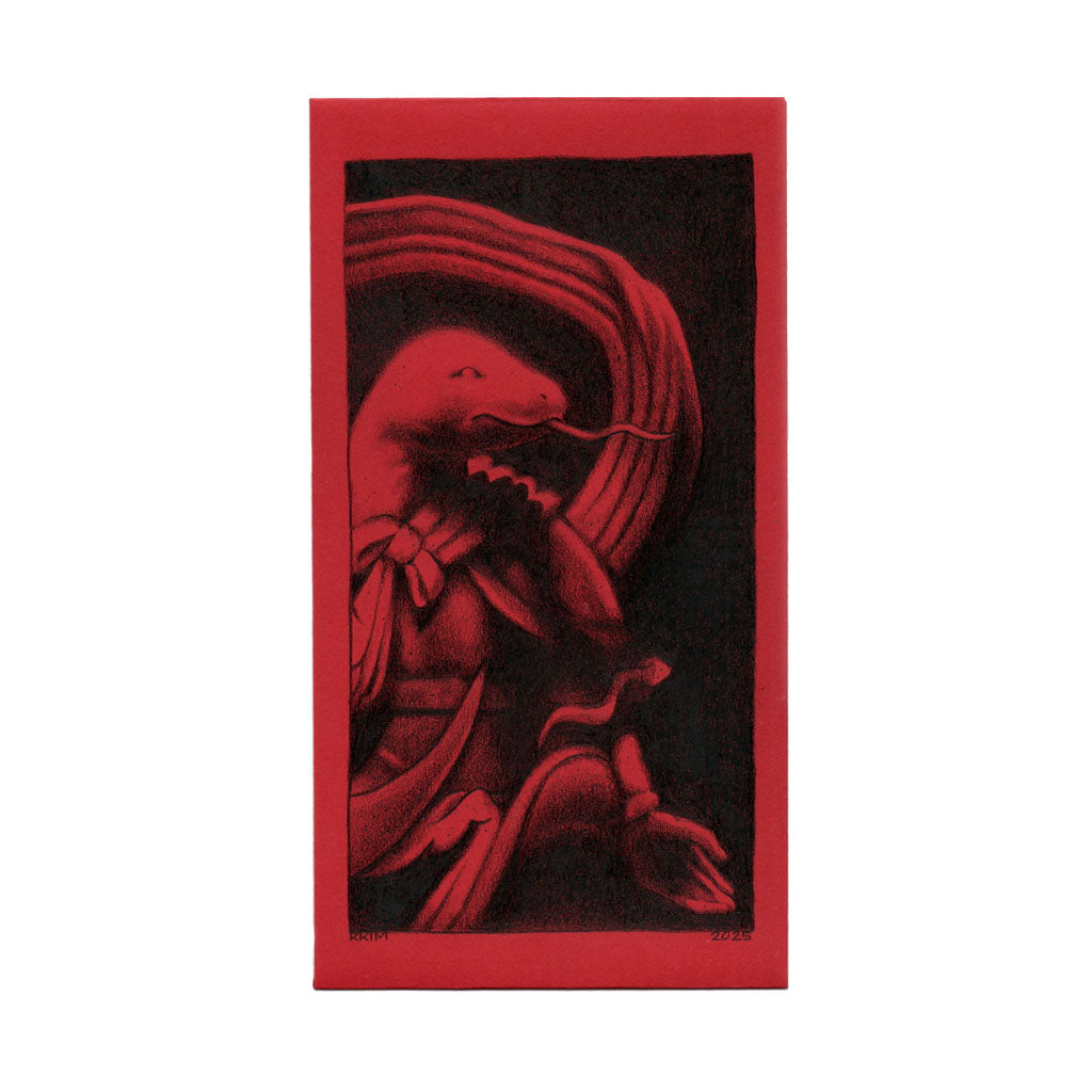 Original Artwork by Kaylynn Kim titled Kaylynn Kim - "Snake Warrior"