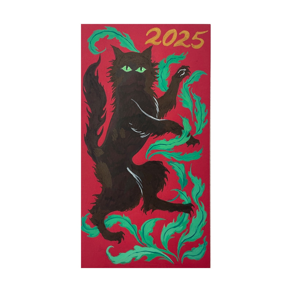 Original Artwork by Kelsey Short titled Kelsey Short - "Black Cat 2025"