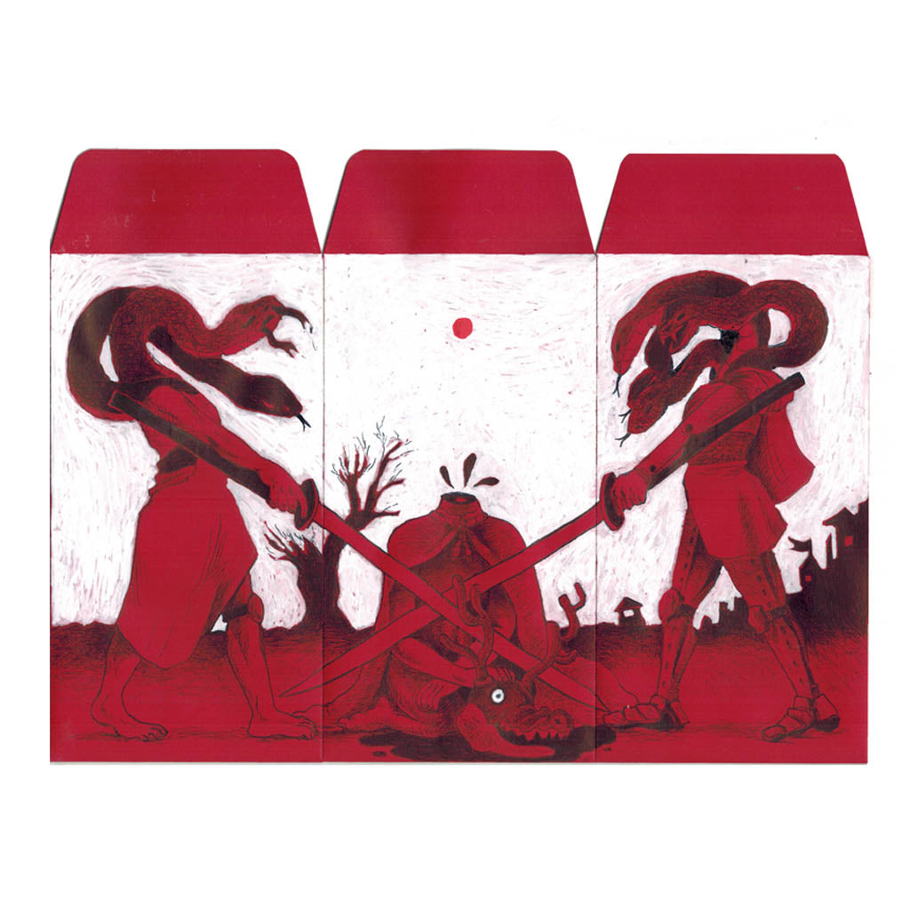 Original Artwork by Mark Wang titled Mark Wang - "Snakes of the Sun"