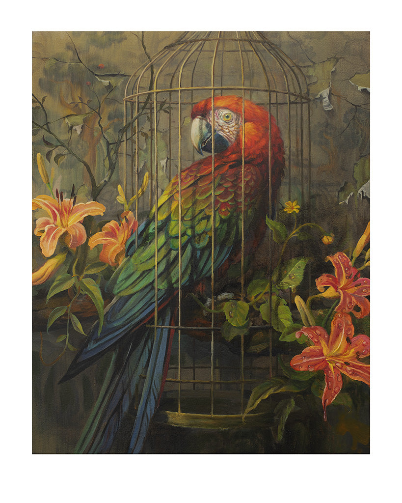 Print by Martin Wittfooth titled Martin Wittfooth - "Liberty" print