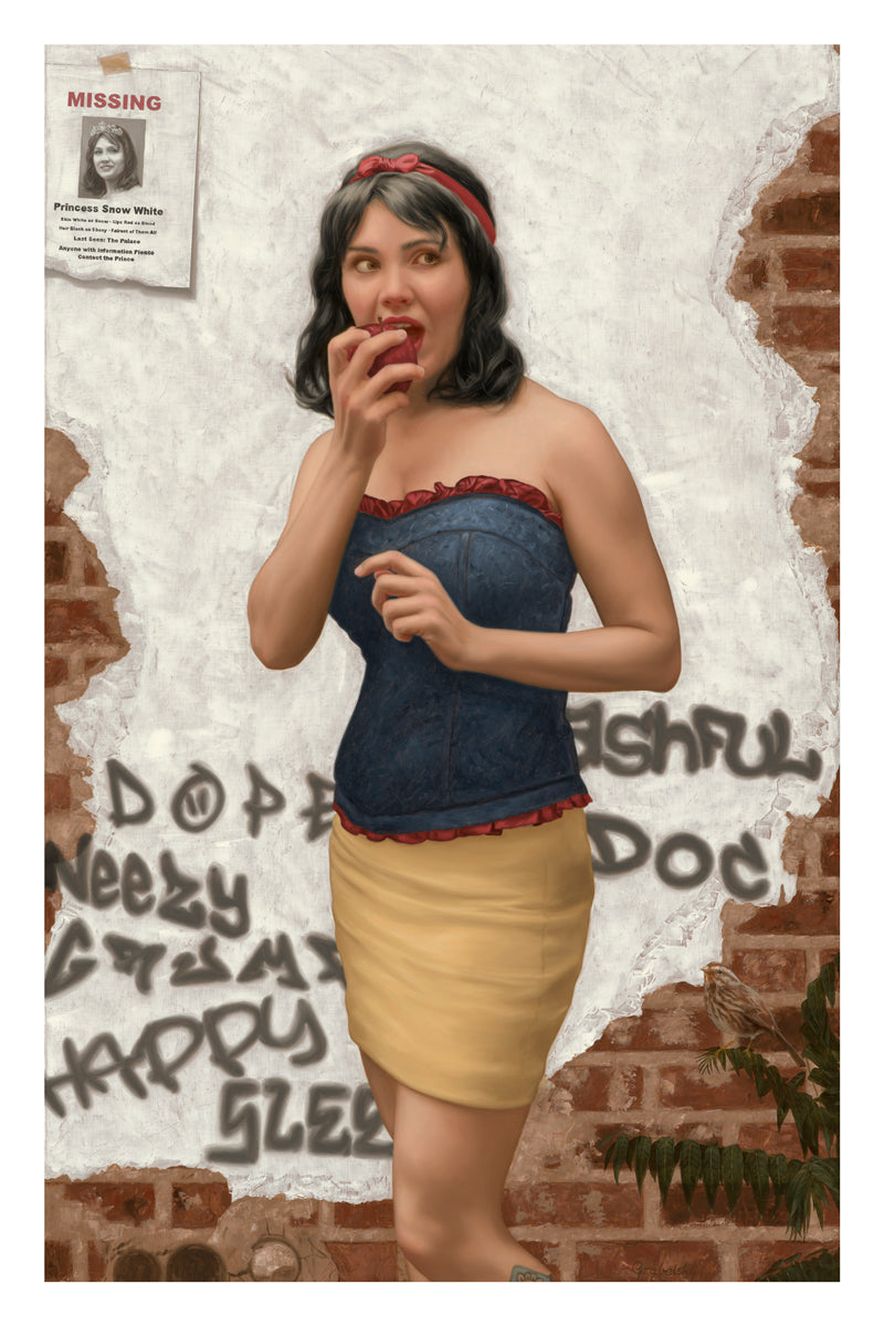 Print by Jeff Gillette titled Matthew Grabelsky - "Poisoned Apple" print