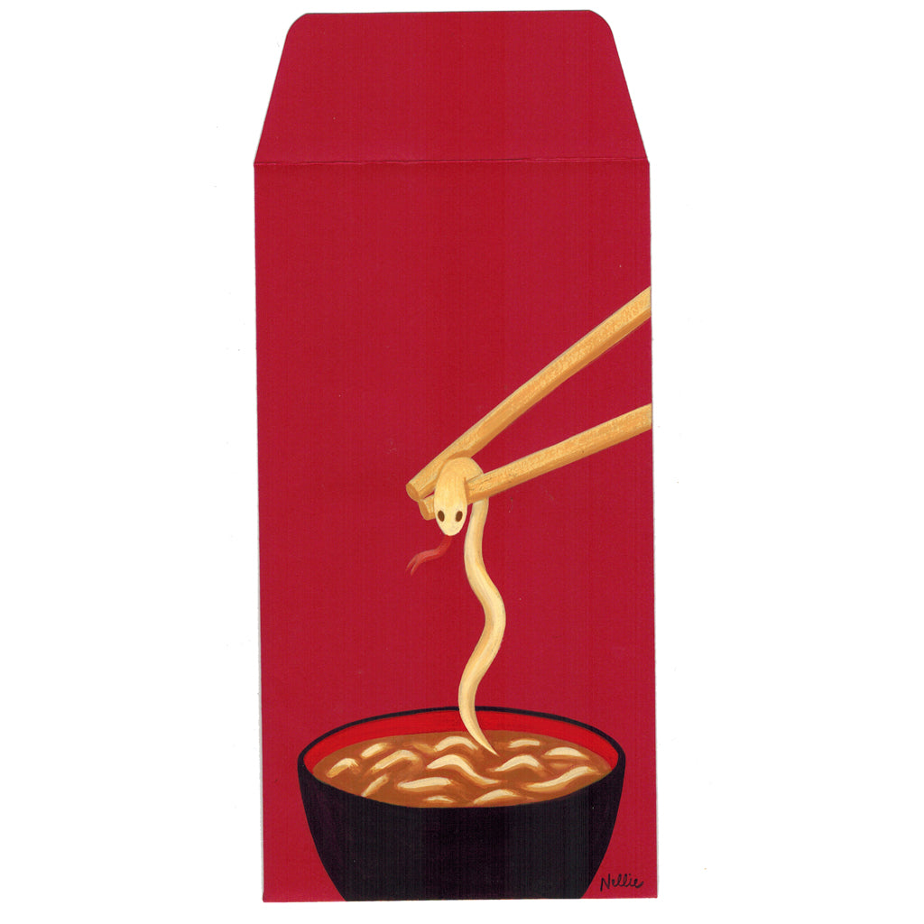 Original Artwork by Nellie Le titled Nellie Le - "Danger Noodle"