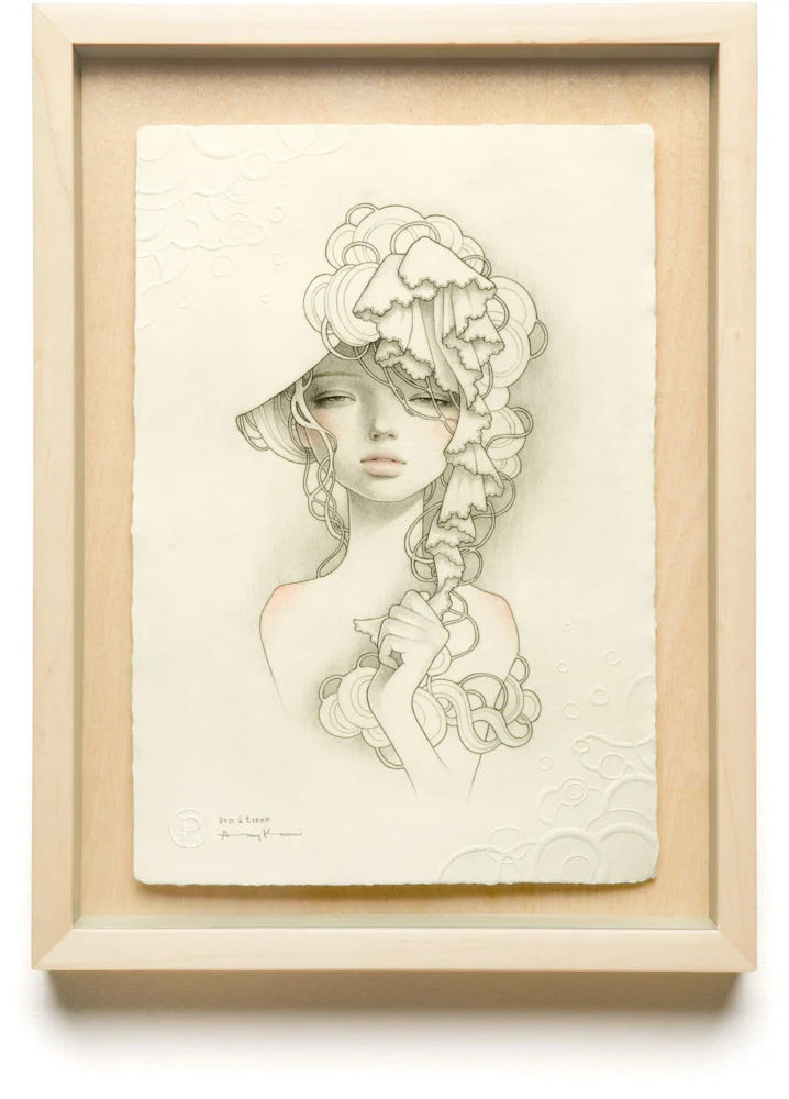 Print by Audrey Kawasaki titled Audrey Kawasaki - Okimiyage