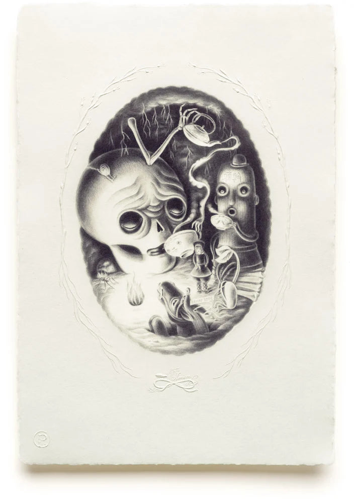 Print by Femke Hiemstra titled Femke Hiemstra - Haniwa (Printers Proof)