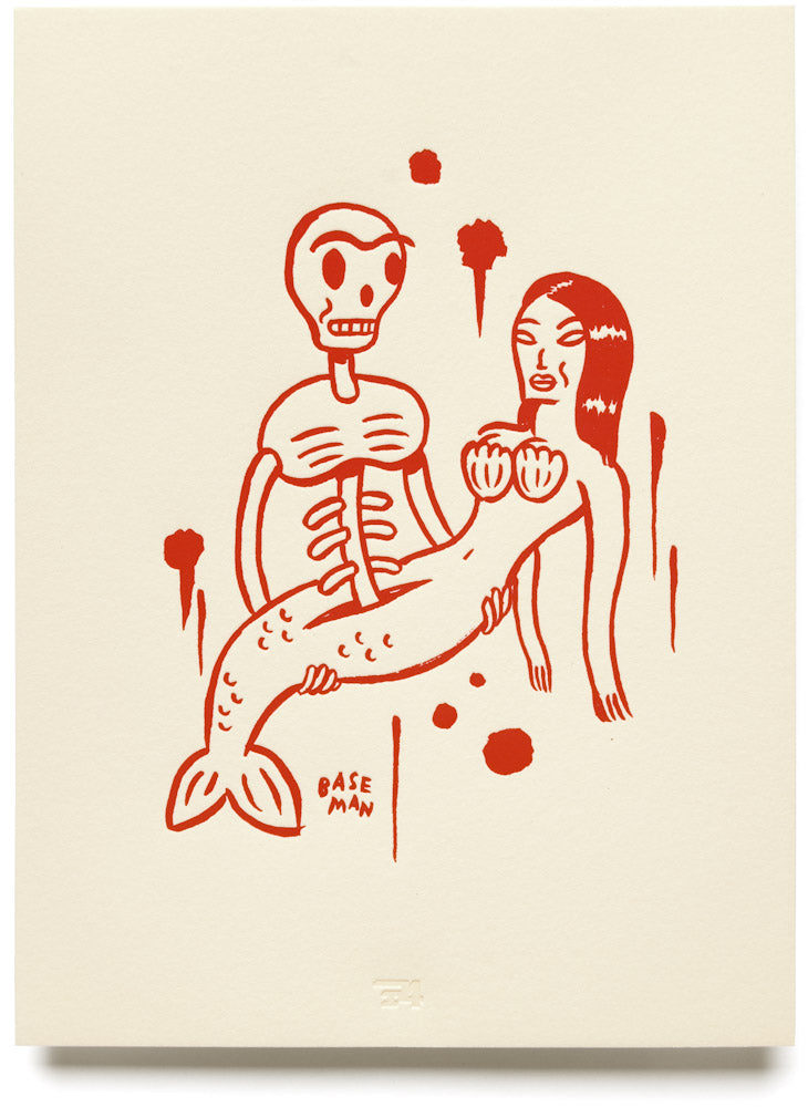 Print by Gary Baseman titled Gary Baseman - Unattainable Beauty (Simple)